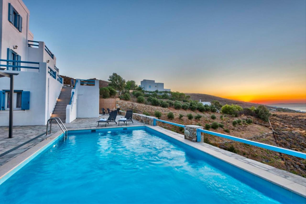 포시드호니아 Oceania House With Sea View 빌라 외부 사진
