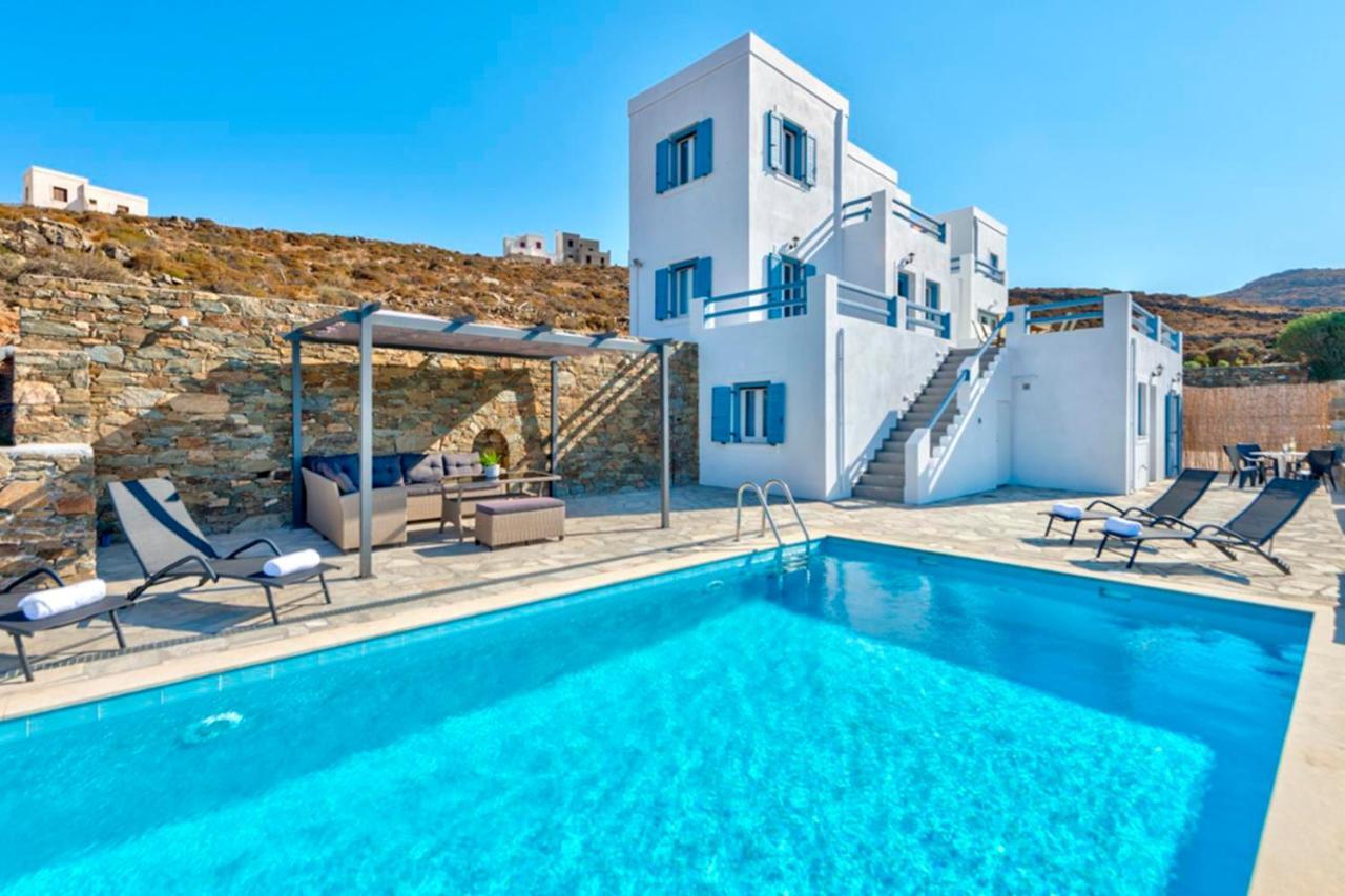 포시드호니아 Oceania House With Sea View 빌라 외부 사진