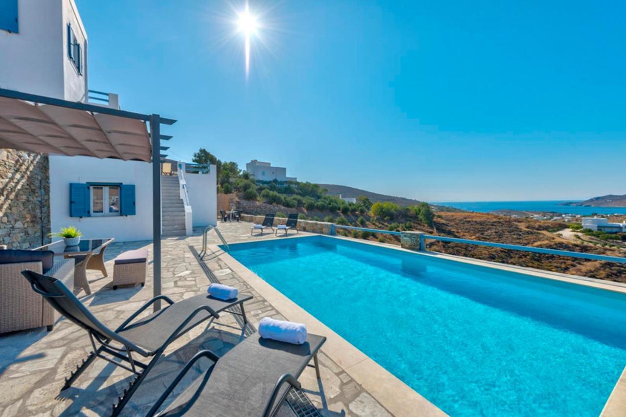 포시드호니아 Oceania House With Sea View 빌라 외부 사진