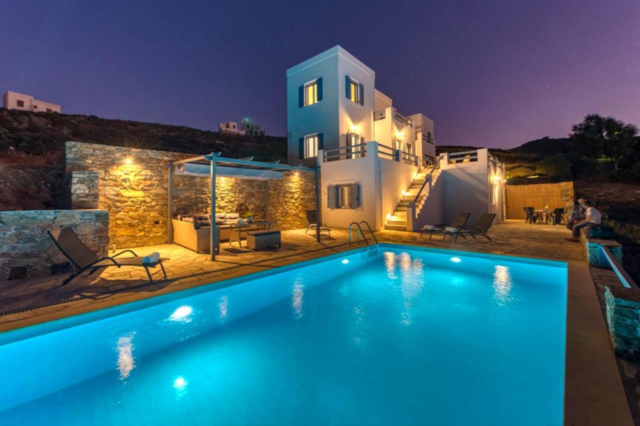 포시드호니아 Oceania House With Sea View 빌라 외부 사진
