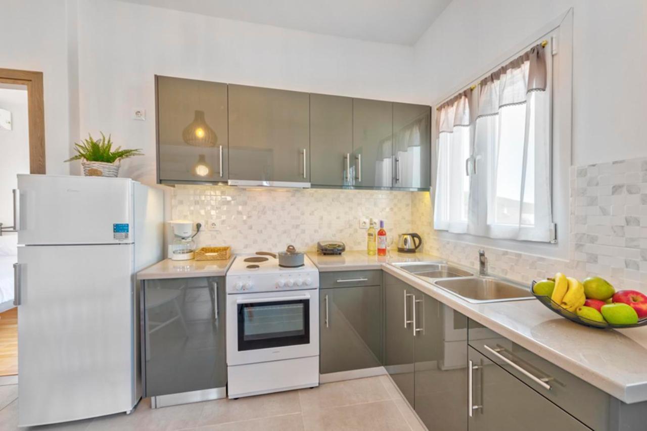 포시드호니아 Oceania House With Sea View 빌라 외부 사진